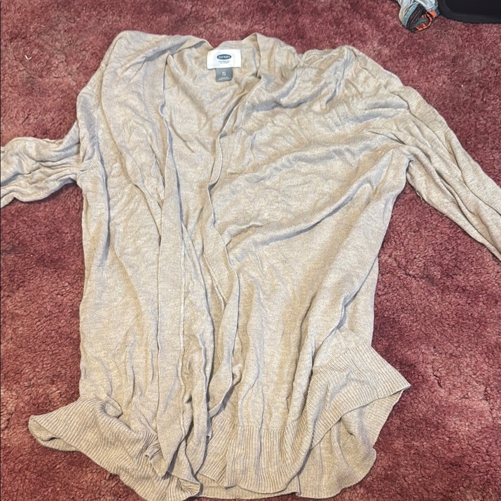 Old Navy Light Tan Cardigan